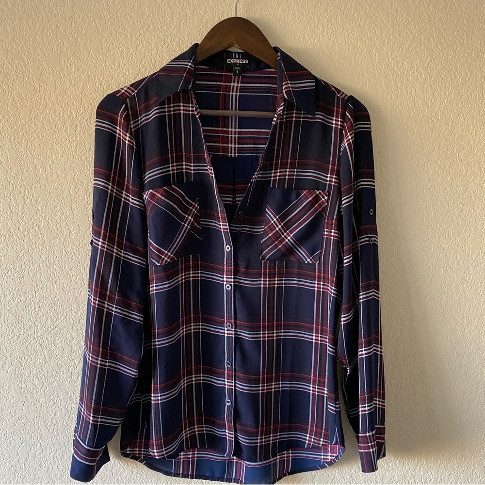 Xpress button-down blouse